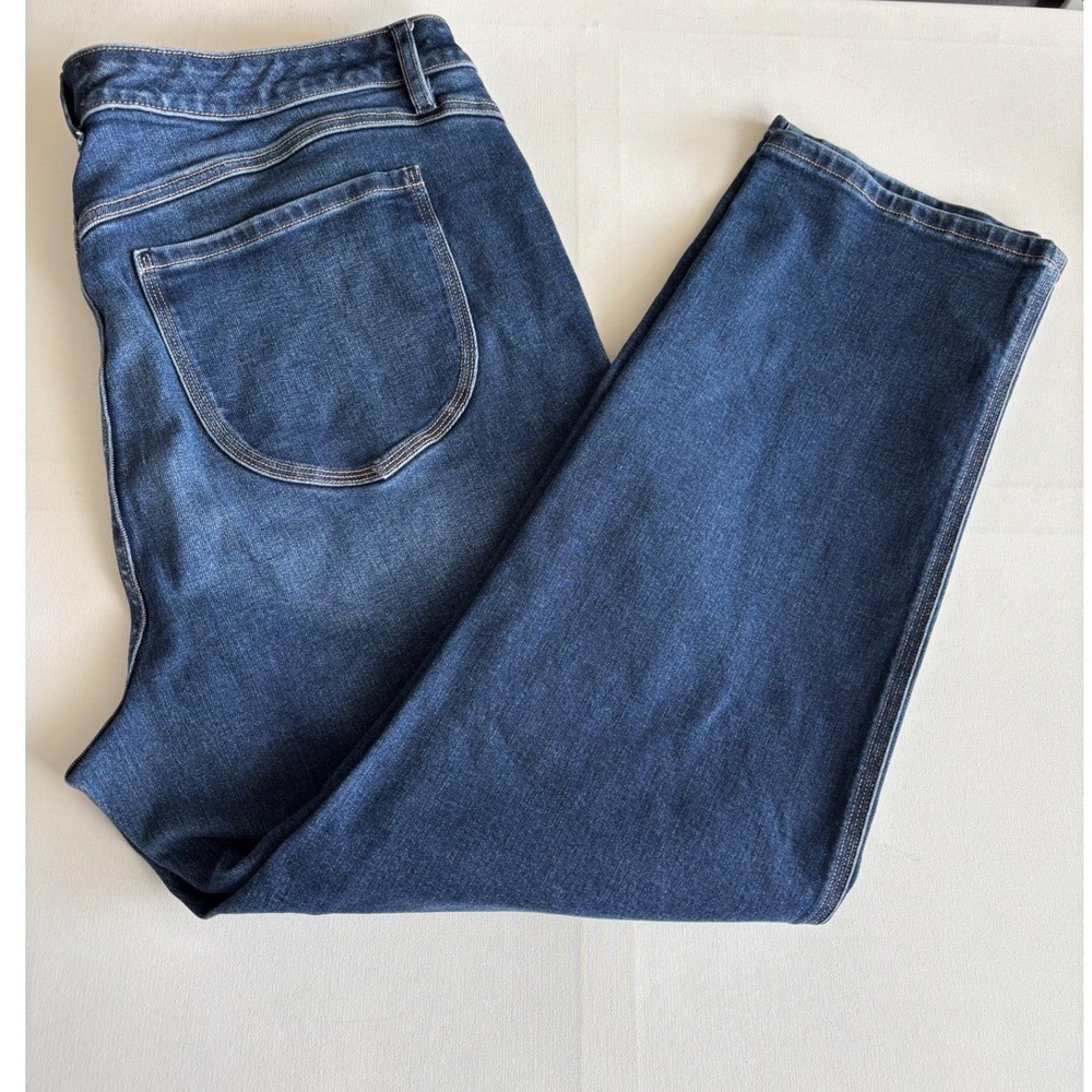 Lane Bryant‎ Signature Fit Flex Magic Waistband Mid Rise Straight Leg Jeans 22